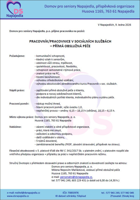 prac v soc službách