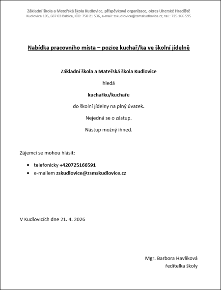 kuchařka