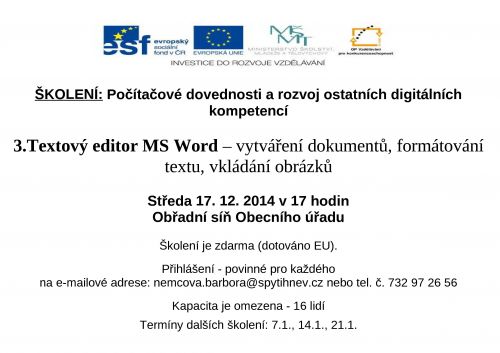 školení